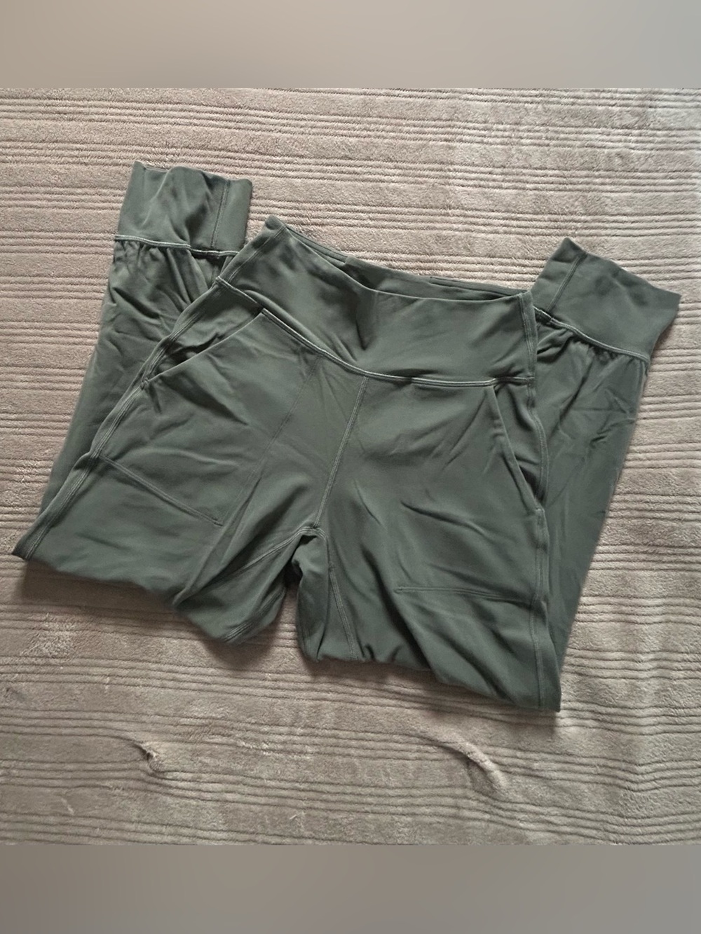 lululemon athletica Olive Green Cropped Joggers